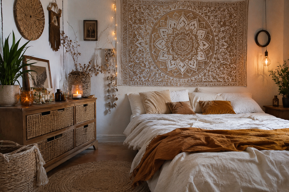 Créer un espace spirituel avec une déco bohème