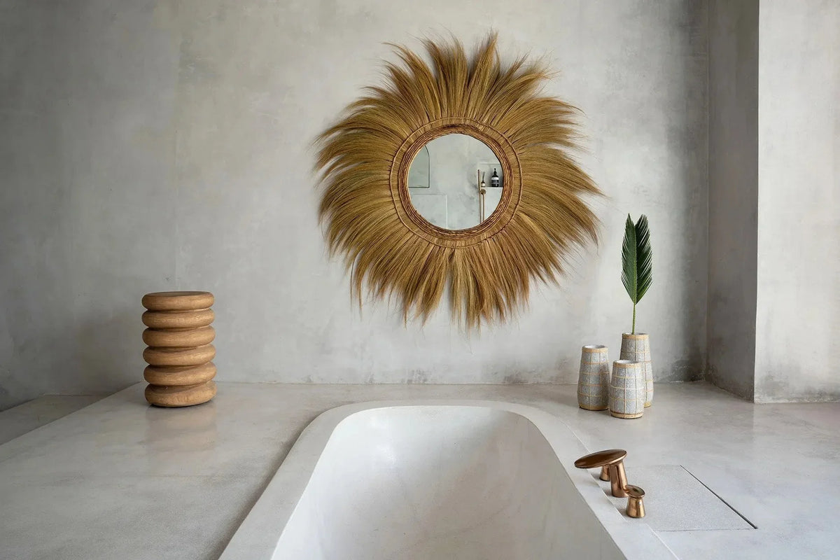 Miroir bohème chic