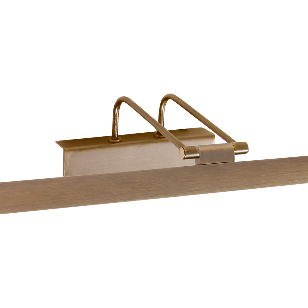 Applique murale dorée LED orientable en métal brossé – 60 cm