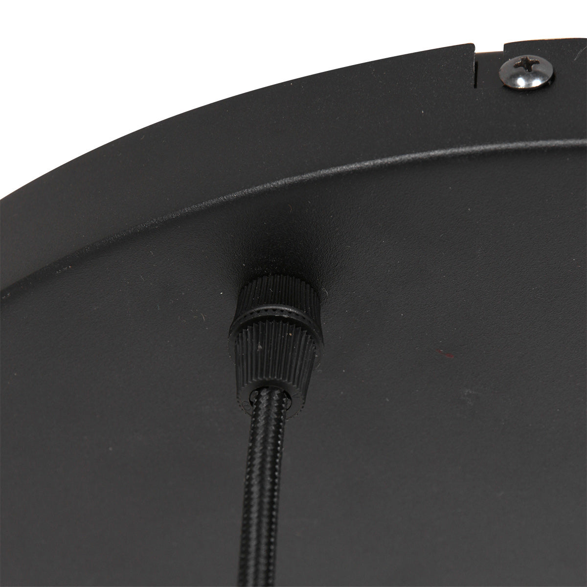 Suspension en verre fumé noir sphérique à 3 globes – Ø35 cm