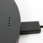 Lampadaire métal noir à bras articulé rechargeable et dimmable – H140 cm