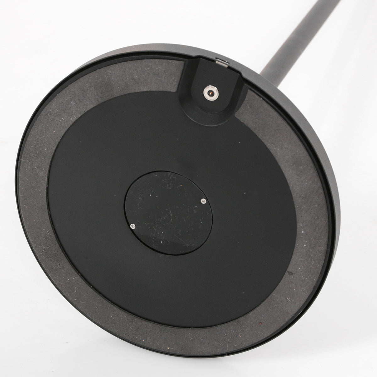 Lampadaire métal noir à bras articulé rechargeable et dimmable – H140 cm