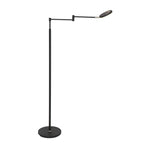 Lampadaire métal noir à bras articulé rechargeable et dimmable – H140 cm