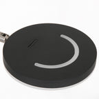 Lampadaire métal noir à bras articulé rechargeable et dimmable – H140 cm