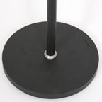 Lampadaire métal noir à bras articulé rechargeable et dimmable – H140 cm