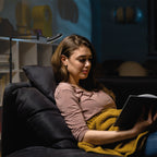Lampadaire métal noir à bras articulé rechargeable et dimmable – H140 cm