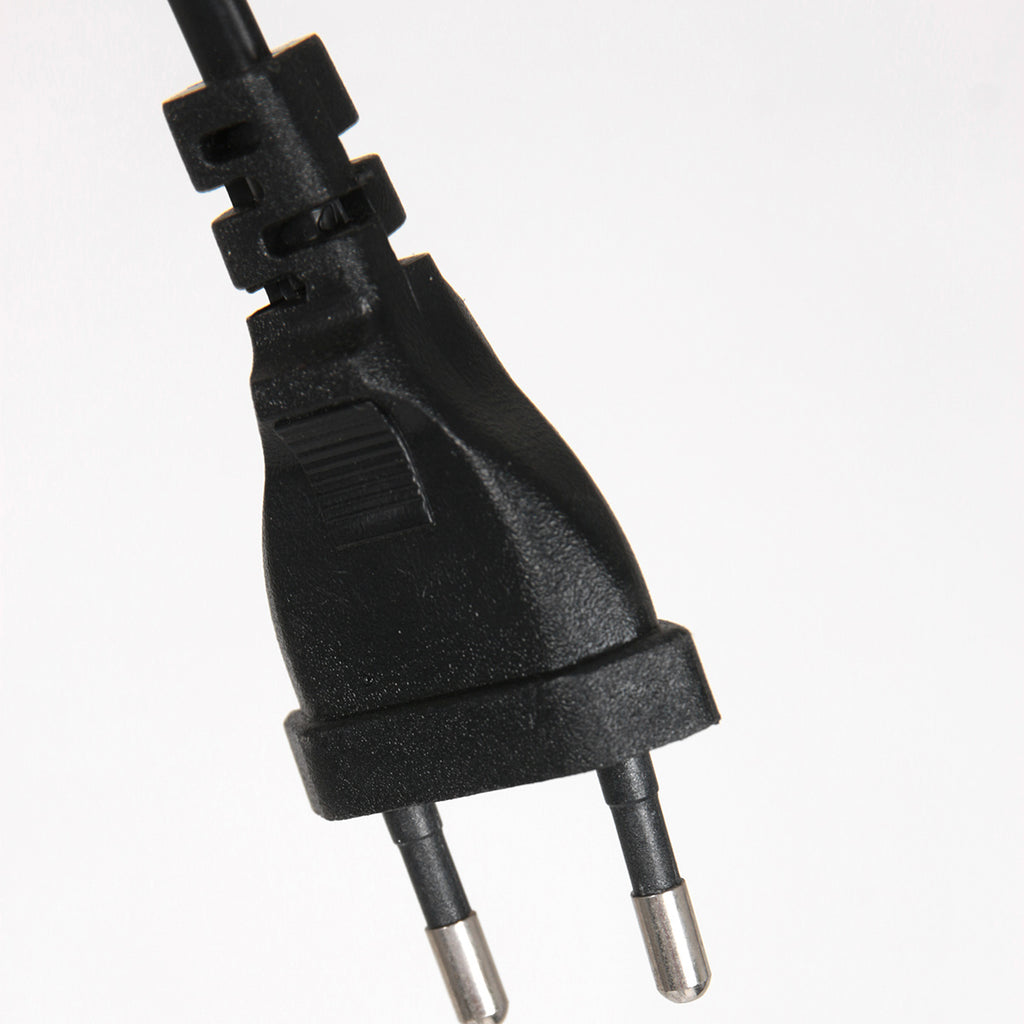Applique murale noire en métal avec chargeur sans fil et ports USB