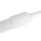Lampadaire arc blanc fibres naturelles salon – Ø50 cm