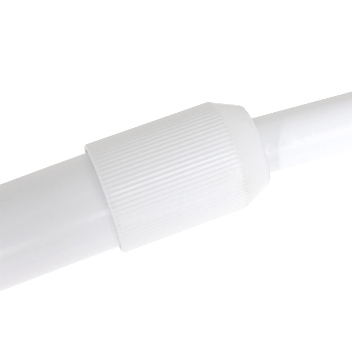 Lampadaire arc blanc fibres naturelles salon – Ø50 cm