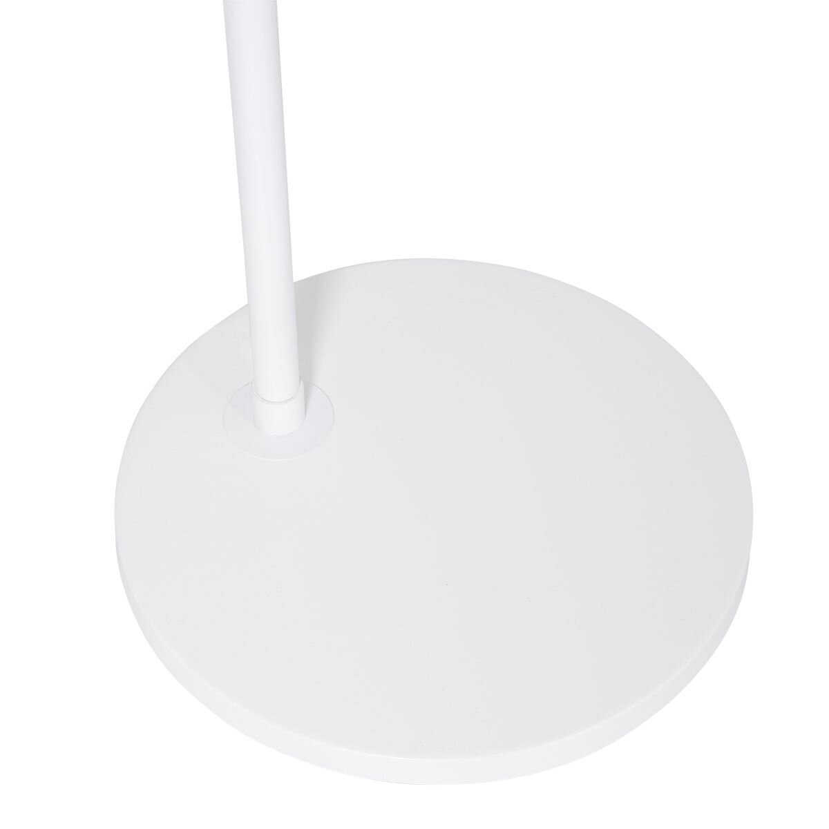 Lampadaire arc blanc fibres naturelles salon – Ø50 cm