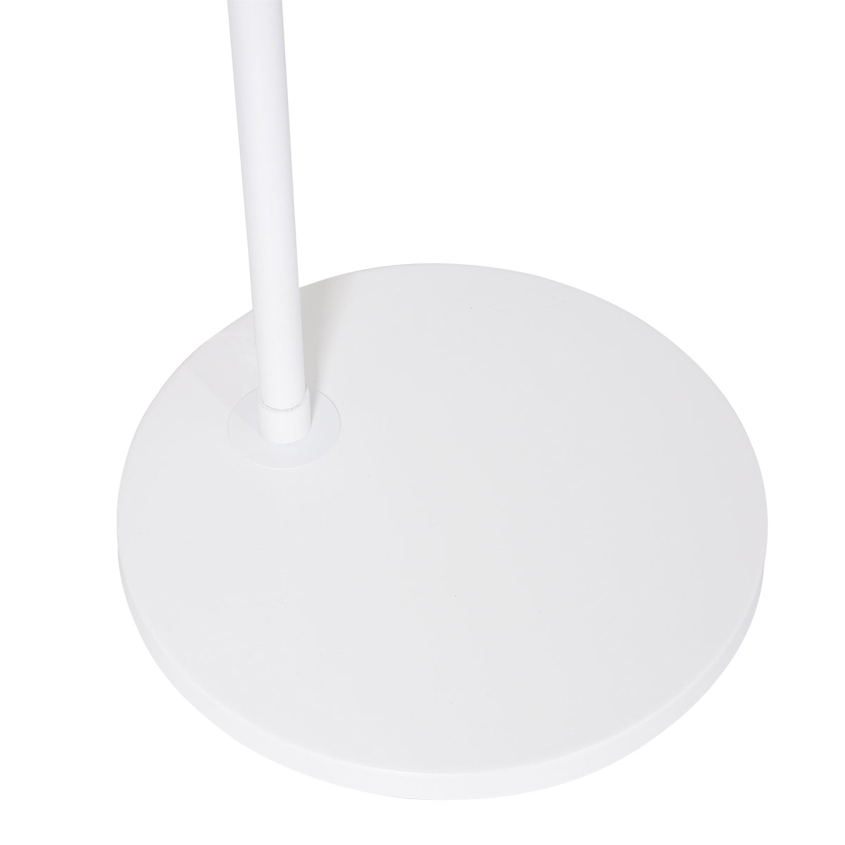 Lampadaire arc blanc fibres naturelles salon – Ø50 cm