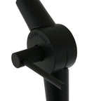 Lampadaire rotin naturel à structure articulée noire – Ø40 cm
