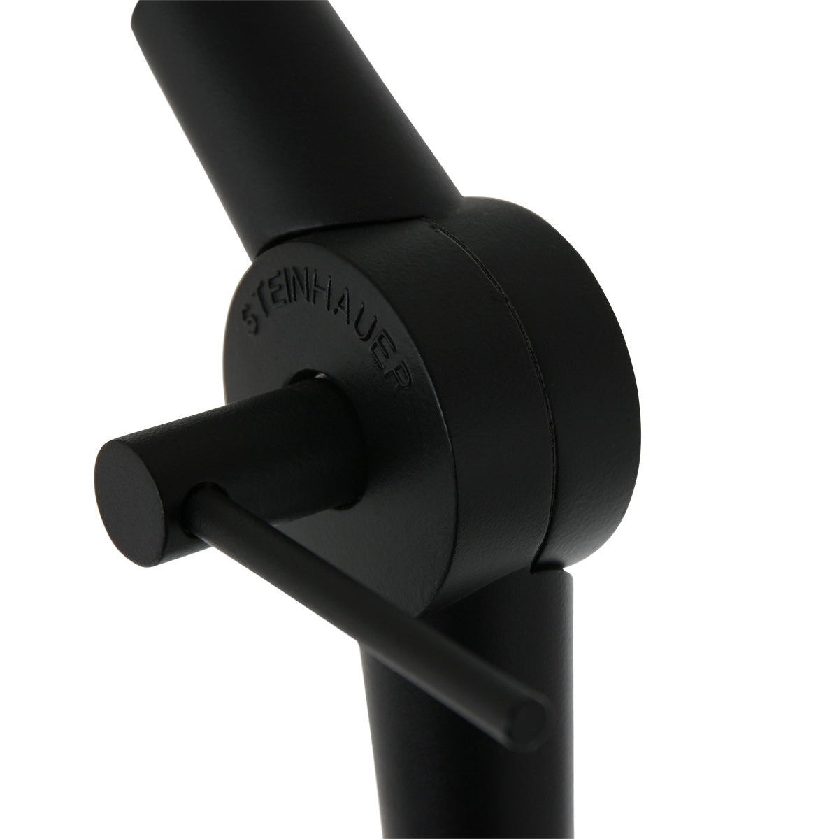 Lampadaire rotin naturel à structure articulée noire – Ø40 cm