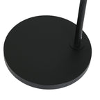 Lampadaire rotin naturel à structure articulée noire – Ø40 cm