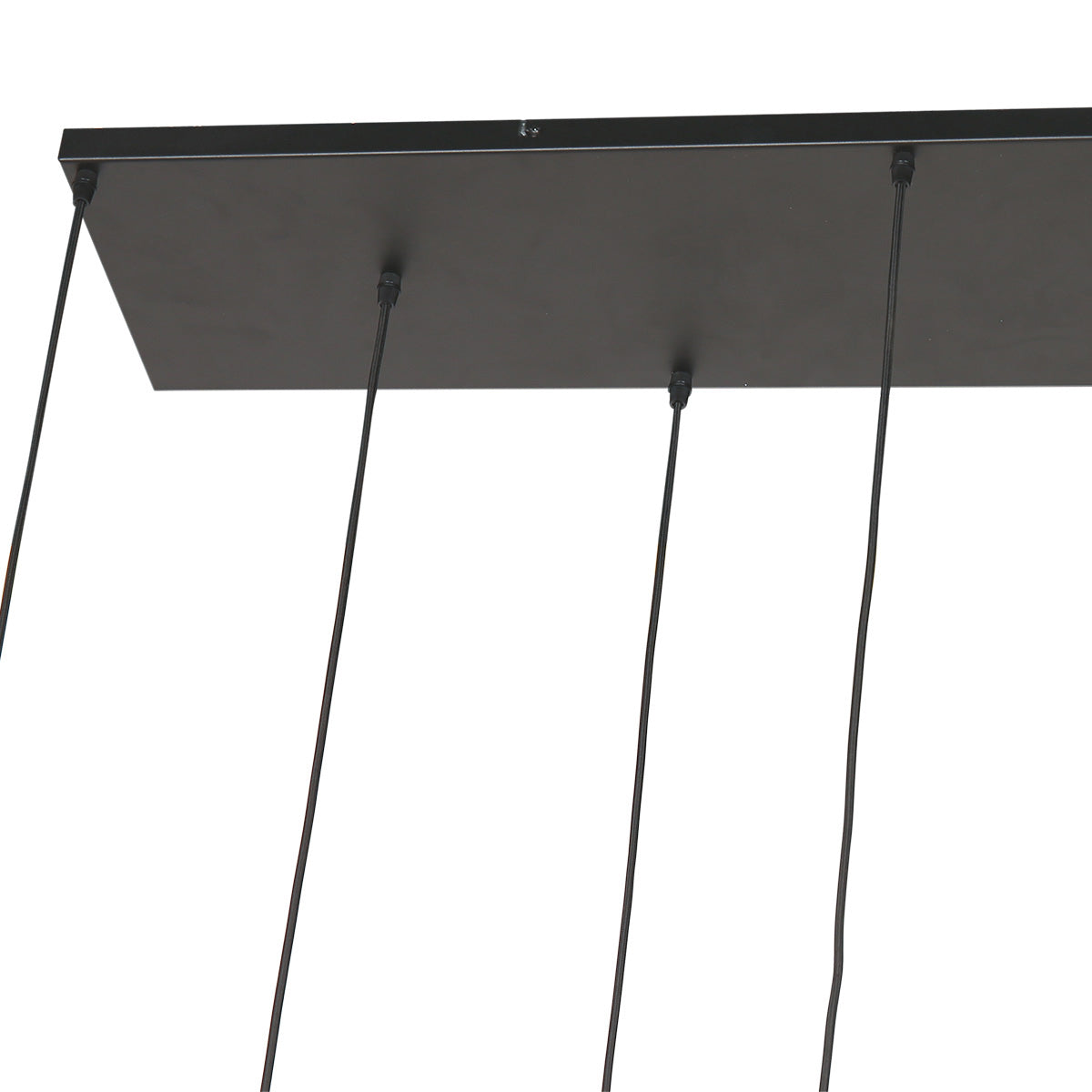 Suspension multiple en verre ambré et laiton doré pour éclairage chaleureux – 140x44 cm