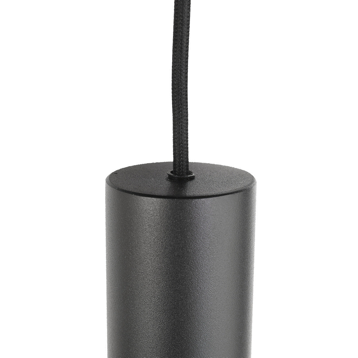 Suspension multiple noire en verre fumé à sphères ajourées – Ø60 cm