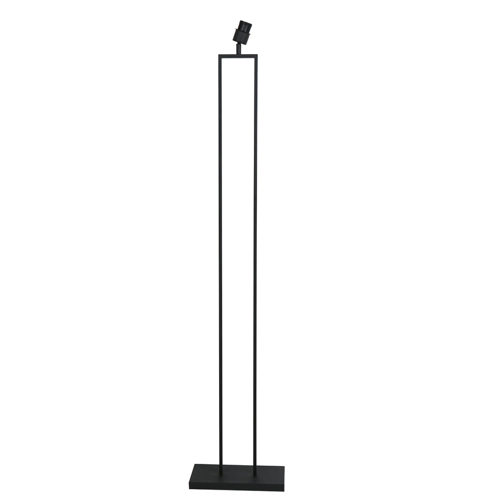 Lampadaire bambou noir moderne pour salon – Ø50 cm