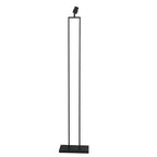 Lampadaire bambou noir moderne pour salon – Ø50 cm
