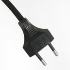 Lampadaire bambou noir moderne pour salon – Ø50 cm