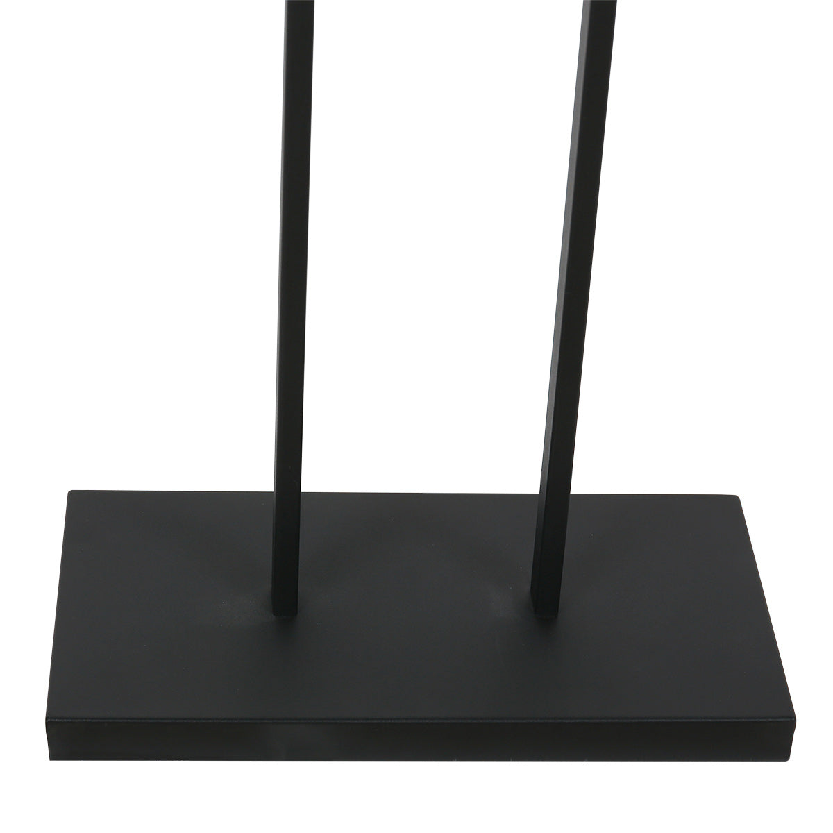 Lampadaire bambou noir moderne pour salon – Ø50 cm