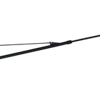 Applique murale rotin ajouré naturel et métal noir – Ø50 cm