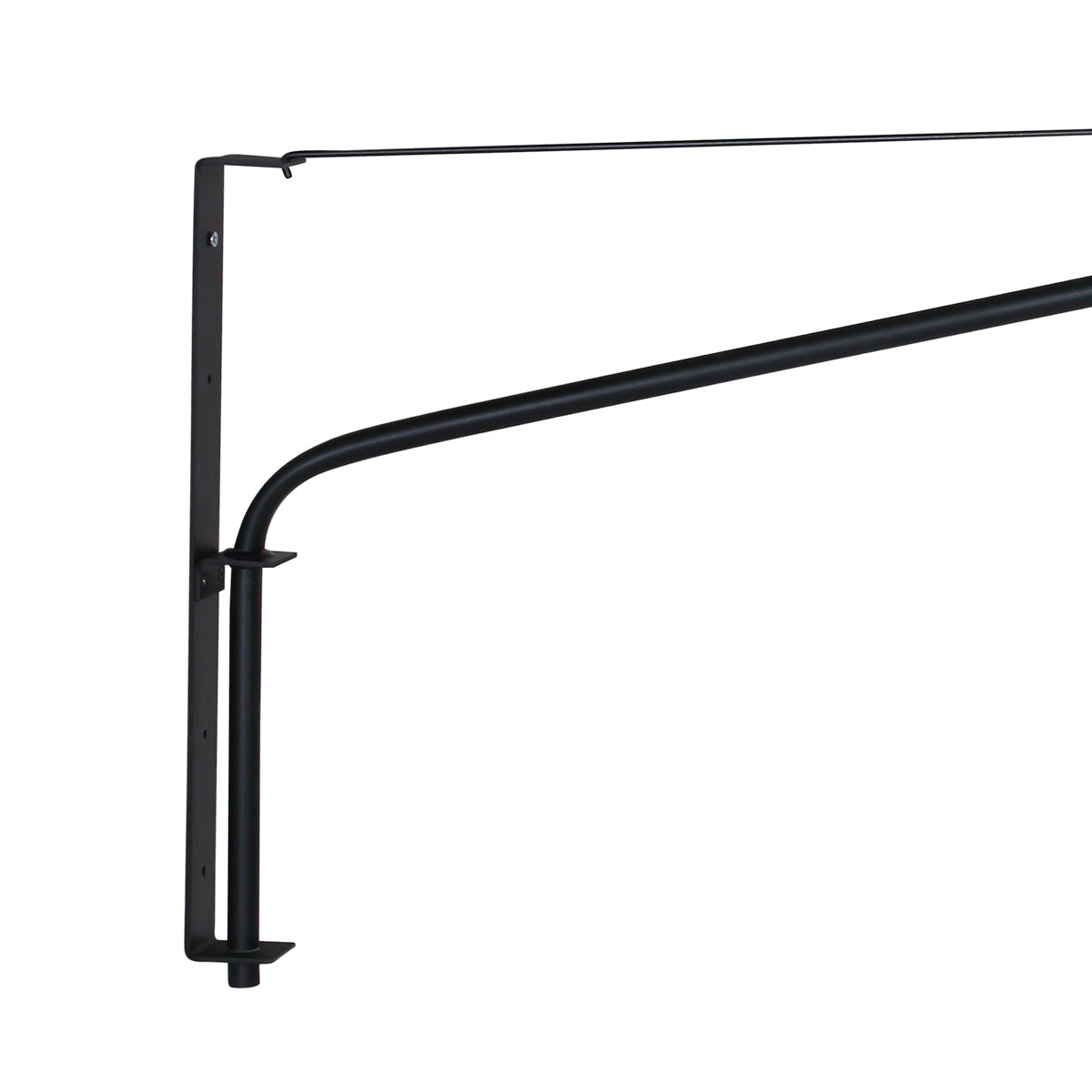 Applique murale rotin ajouré naturel et métal noir – Ø50 cm