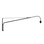 Applique murale rotin ajouré naturel et métal noir – Ø50 cm