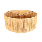 Lampadaire noir avec abat-jour tressé naturel et bras orientable – H165 cm