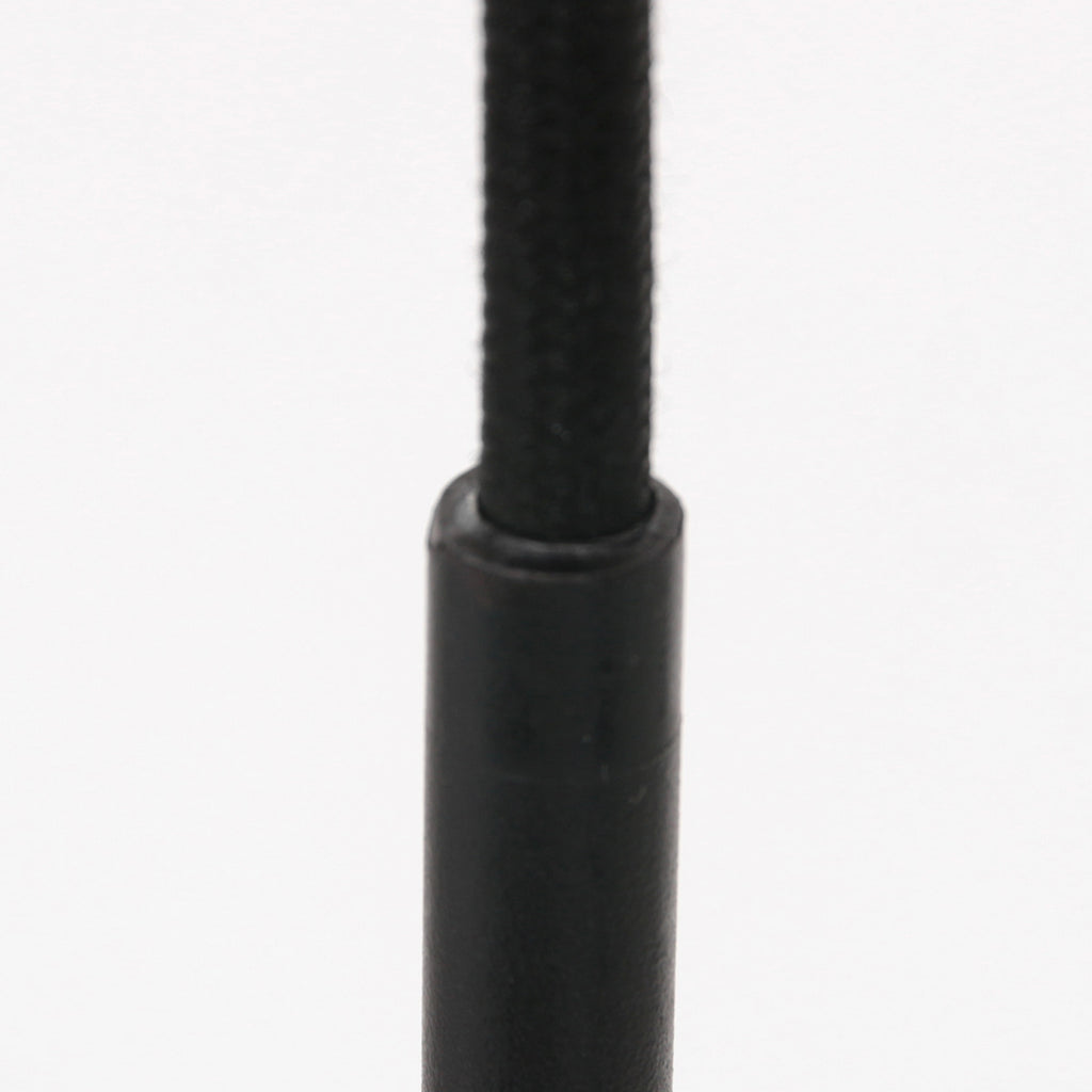 Suspension en bambou ajouré et métal noir pour salon – Ø60 cm
