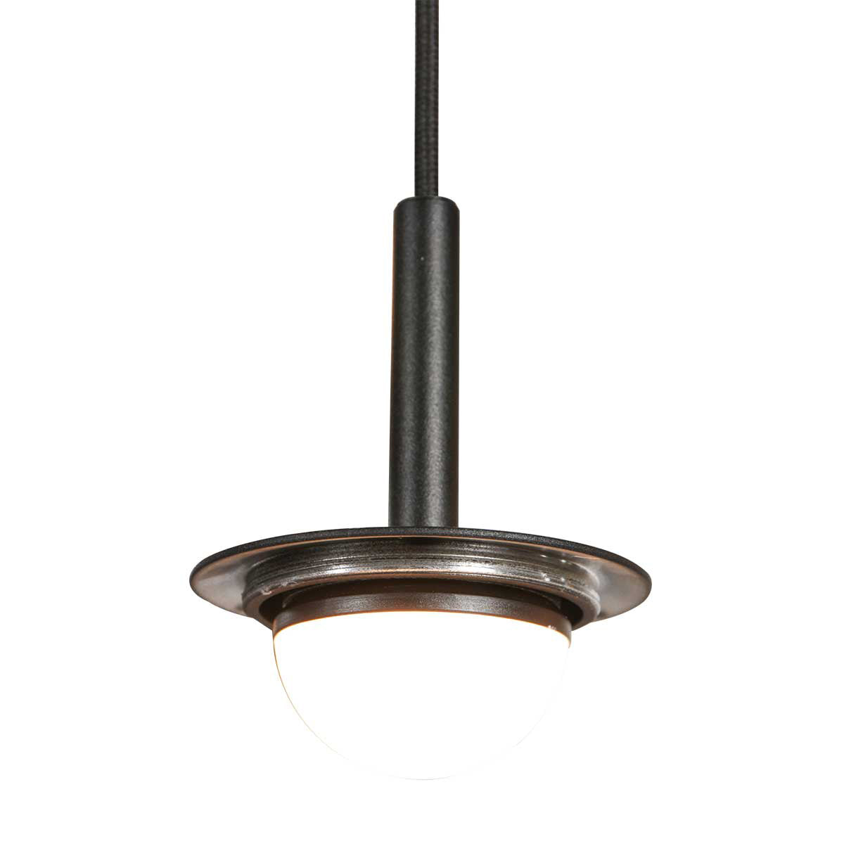 Suspension multiple en verre fumé sphères brillantes noire – Ø60 cm