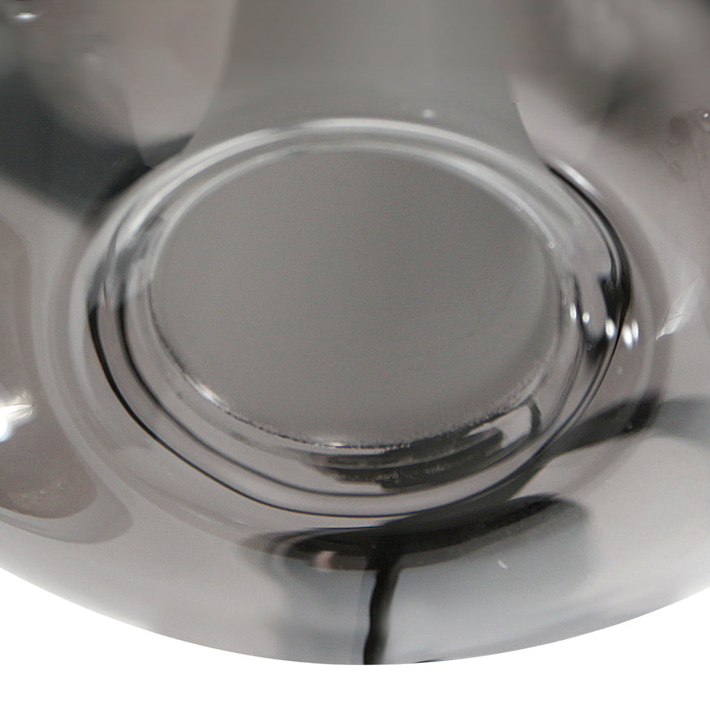 Suspension en verre fumé noir forme goutte pour salle à manger – Ø14,5 cm