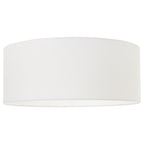 Lampadaire en métal noir bras coudé et abat-jour blanc – H173 cm