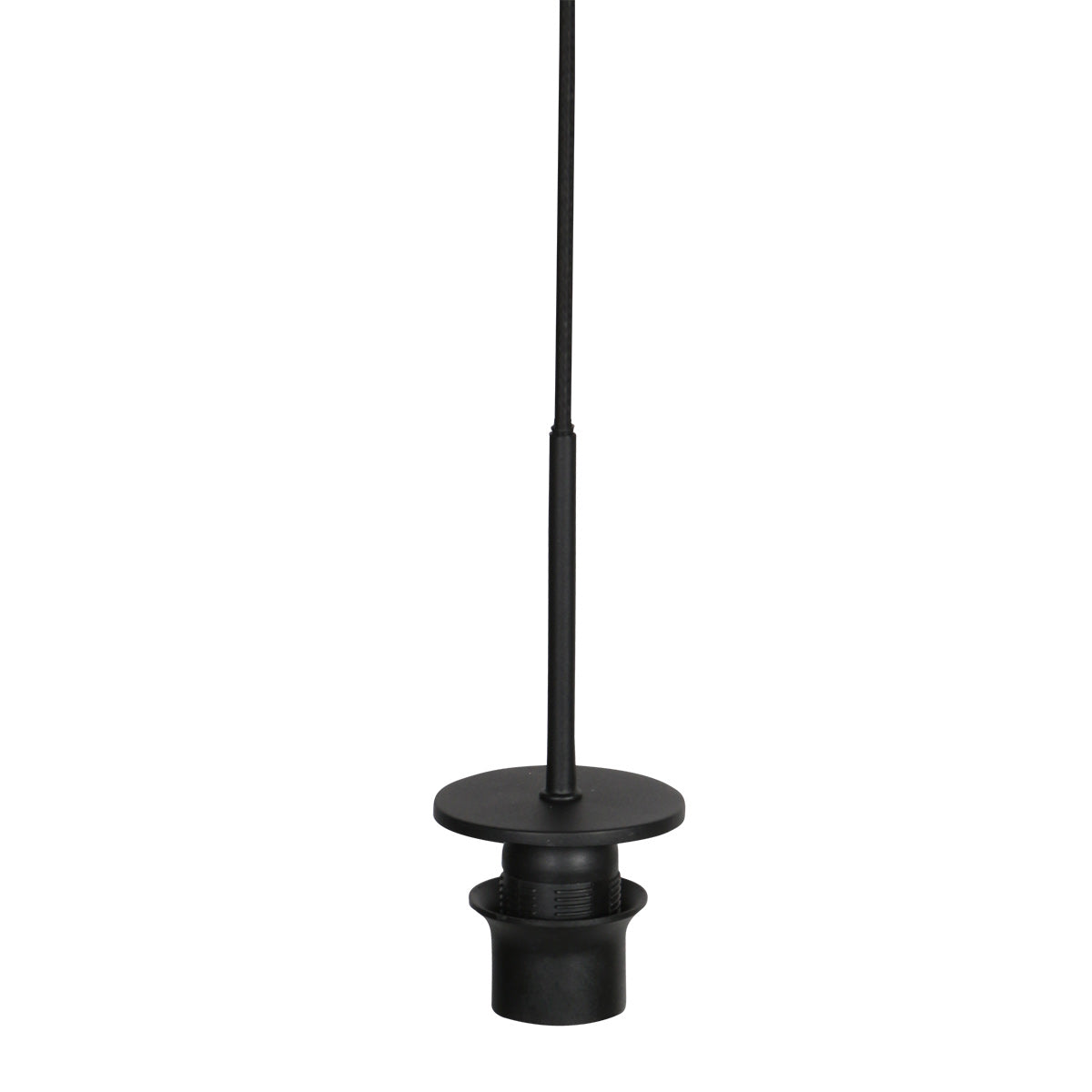Suspension noire avec 5 abat-jours crème en ligne – 110x25 cm