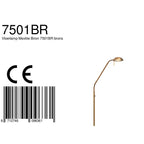 Lampadaire en métal bronze à bras articulé avec LED dimmable