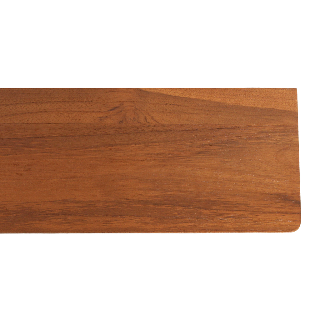 Étagère murale en teck massif naturel flottante – 60x16 cm
