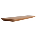 Étagère murale en teck massif effet flottant bois naturel – 90x16 cm
