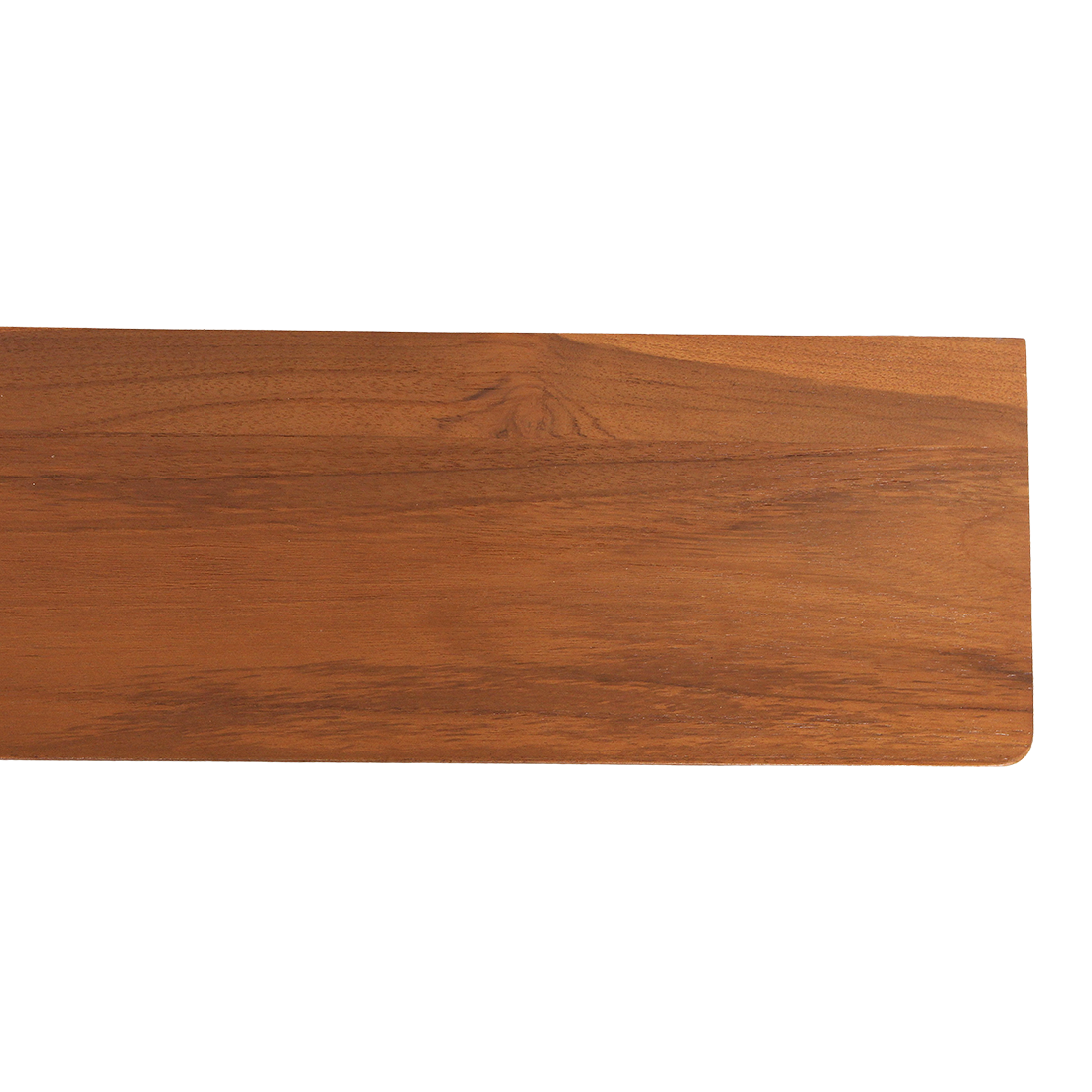 Étagère murale en teck massif effet flottant bois naturel – 90x16 cm