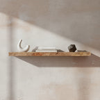 Étagère murale flottante bois manguier naturelle – 80x18 cm