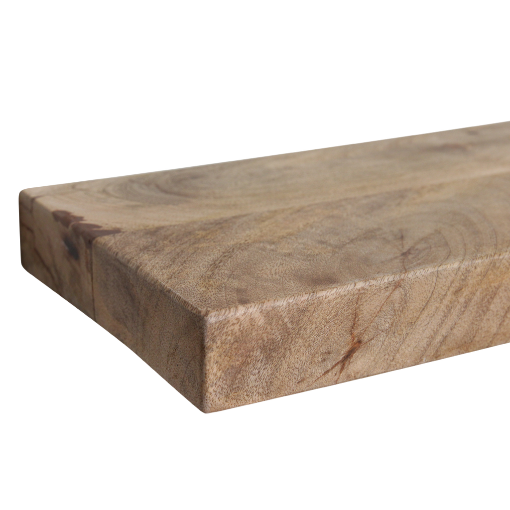 Étagère murale flottante bois manguier naturelle – 80x18 cm