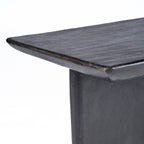Table basse rectangulaire bois de manguier noir – 100x50 cm