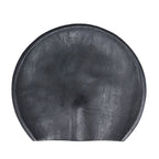 Tabouret bar noir en manguier assise ronde - H75 cm