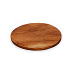 Dessous de verre bois de teck naturel – Ø10 cm