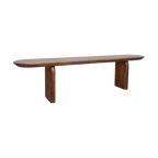 Banc en bois de manguier brun pour salle à manger – 180x35 cm