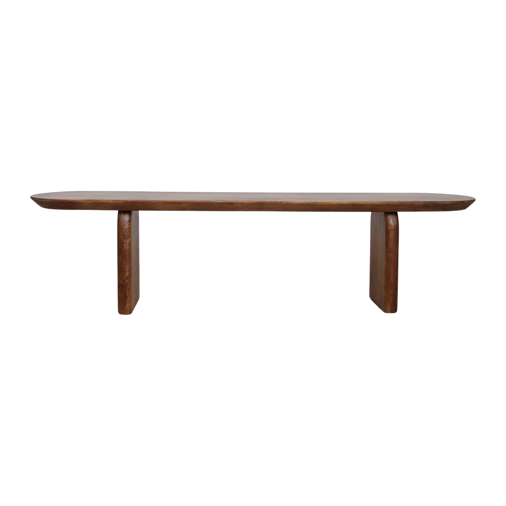 Banc en bois de manguier brun pour salle à manger – 180x35 cm