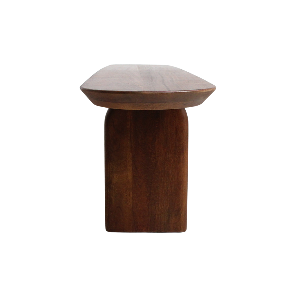 Banc en bois de manguier brun pour salle à manger – 180x35 cm