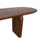 Banc en bois de manguier brun pour salle à manger – 180x35 cm