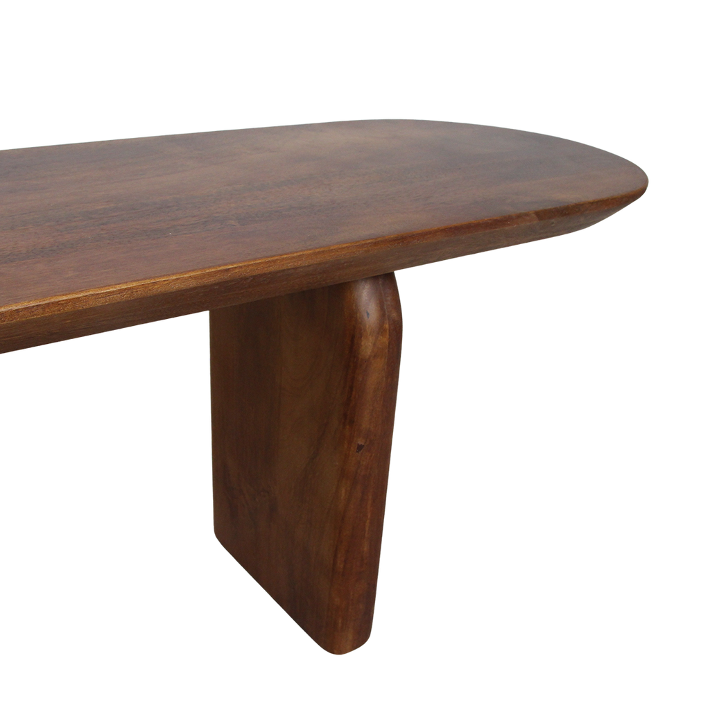 Banc en bois de manguier brun pour salle à manger – 180x35 cm
