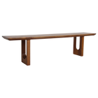 Banc salle à manger bois manguier bords arrondis – 180x35 cm