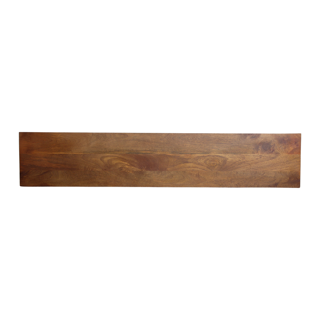 Banc salle à manger bois manguier bords arrondis – 180x35 cm