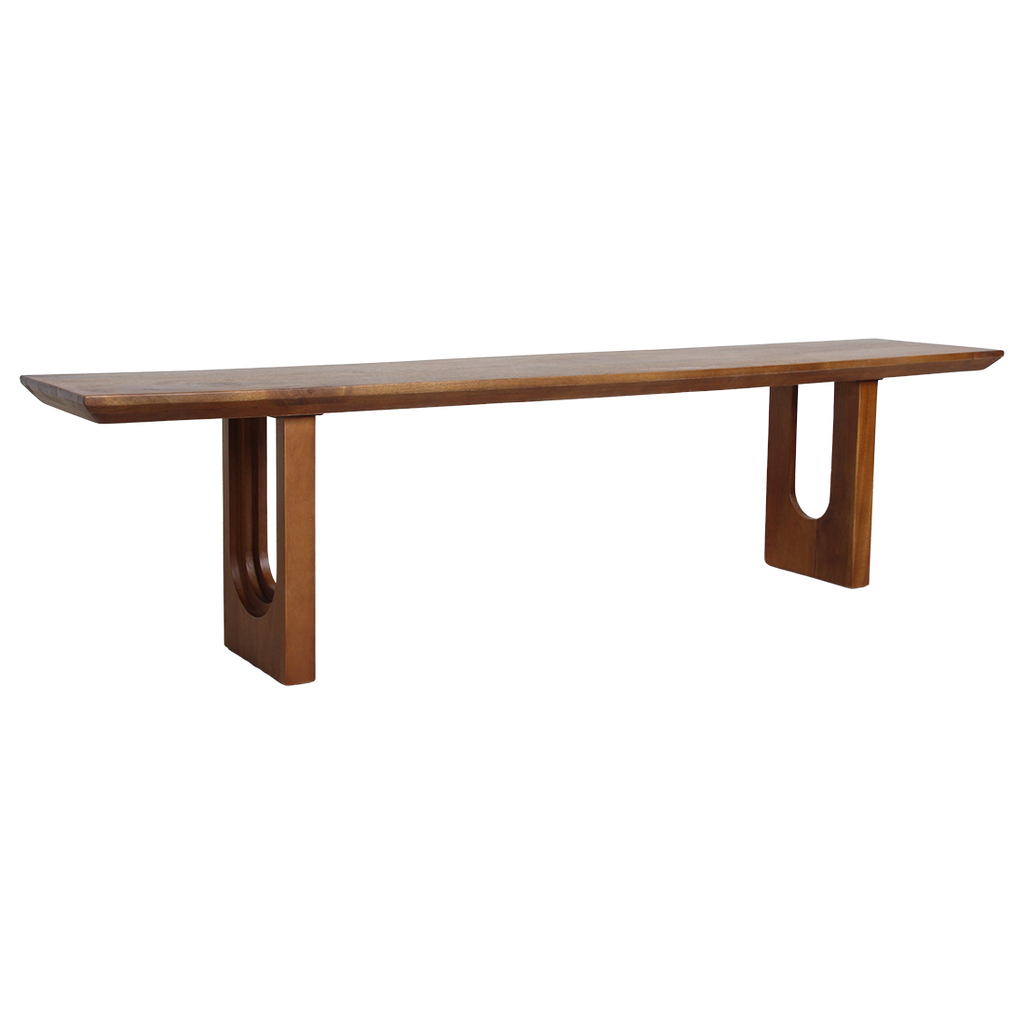 Banc en bois de manguier brun angles arrondis salle à manger – 180 cm